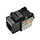 Zaciskany keystone CAT5E UTP RJ45 podłączenie 90°, czarny z wysunietym uchwytem SXKJ-5E-UTP-BK-D - Solarix - Keystony