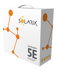 Product Kabel instalacyjny Solarix CAT5E FTP PE F<sub>ca</sub> zewnętrzny box 100 m SXKD-5E-FTP-PE - Solarix - Kable instalacyjne