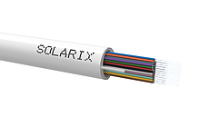 Riser kabel Solarix 48f 9/125 E<sub>ca</sub> biały SXKO-RISER-48-OS-LSOH-WH - Solarix - Światłowody