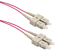 Patchcord Solarix 50/125 SCpc/SCpc MM OM4 1m duplex SXPC-SC/SC-PC-OM4-1M-D - Solarix - Patchcordy