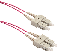 Patchcord Solarix 50/125 SCpc/SCpc MM OM4 1m duplex SXPC-SC/SC-PC-OM4-1M-D - Solarix - Patchcordy