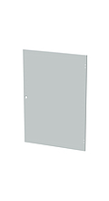 Drzwi metalowe do LC-50, 24U, szerokość 800 mm, pełne, kolor RAL 7035, zamek 1-punktowy - Solarix - Akcesoria