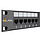 Product 19" patch panel Solarix 24 x RJ45 CAT6 UTP 350 MHz 1U czarny SX24-6-UTP-BK - Solarix - Patch panele