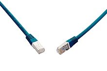 10G patchcord CAT6A SFTP LSOH 0,5m niebieski non-snag-proof C6A-315BU-0,5MB - Solarix - Patchcordy