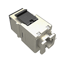 Product Szybko-zaciskowy keystone Solarix CAT5E STP RJ45 czarny SXKJ-5E-STP-BK-NA do kleszczy SXKJ-NA-BU - Solarix - Keystony