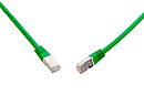 10G patchcord CAT6A SFTP LSOH 0,5m zielony non-snag-proof C6A-315GR-0,5MB - Solarix - Patchcordy
