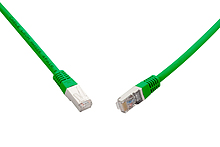 10G patchcord CAT6A SFTP LSOH 0,5m zielony non-snag-proof C6A-315GR-0,5MB - Solarix - Patchcordy