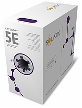 Product Kabel instalacyjny Solarix CAT5E UTP LSOH D<sub>ca</sub>-s1,d2,a1 box 500 m. SXKD-5E-UTP-LSOH - Solarix - Kable instalacyjne