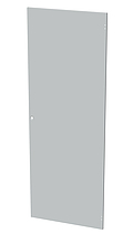 Drzwi metalowe do LC-50, 45U, szerokość 800 mm, pełne, kolor RAL 7035, zamek 1-punktowy - Solarix - Akcesoria