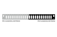 Product Panel przełącznicy 1U v2 na 24 adaptery SC duplex - BK FP-1U-24SCD-G - Solarix - Przełącznice światłowodowe