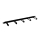 Organizer kabla 19" 0,5U BK metalowy VP-06-05-00-B - Solarix - Akcesoria 19"