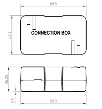 Product Box połączeniowy CAT6 STP 8p8c LSA+/Krone KRJS45-VEB6 - Solarix - Boxy połączeniowe