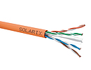 Kabel instalacyjny Solarix CAT6 UTP LSOHFR B2<sub>ca</sub>-s1,d1,a1 500m  SXKD-6-UTP-LSOHFR-B2ca - Solarix - Kable instalacyjne