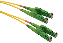 Patchcord światłowodowy 9/125 E2000apc/E2000apc SM OS 2m duplex SXPC-E2000/E2000-APC-OS-2M-D - Solarix - Patchcordy