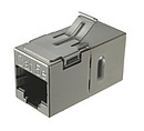 Łącznik panelowy CAT5E STP 8p8c RJ45/RJ45 KRJ45/5S-SH - Solarix - Łączniki