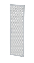 Drzwi metalowe do LC-50, 42U, szerokość 600 mm, perforowane, kolor RAL 7035, zamek 1-punktowy - Solarix - Akcesoria