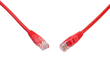 Patchcord CAT5E UTP PVC 5m czerwony non-snag-proof C5E-155RD-5MB - Solarix - Patchcordy