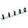 Organizer kabla 19" 1U RAL7035 plastikowy CMP4 VP-05-1-P0-B - Solarix - Akcesoria 19"