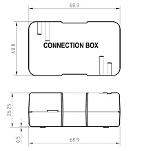 Product Box połączeniowy CAT6A STP 8p8c LSA+/Krone KRJS45-VEB6A - Solarix - Boxy połączeniowe