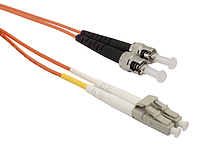 Patchcord Solarix 50/125 LCpc/STpc MM OM2 2m duplex SXPC-LC/ST-PC-OM2-2M-D - Solarix - Patchcordy