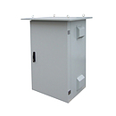 Szafa termo izolowana LC-07, 24U 700 x 600, RAL 7035 wentylatory w obu ściankach LC-07-24U-76-25001-02-G - Solarix - Zewnetrzna IP55 z izolacją