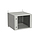 Product Naścienna szafa zewnętrzna LC-20 9U 600x600 drzwi szklane 2x1 - punktowy zamek LC-20-9U-66-11-G - Solarix - Zewnetrzne z wyższym IP