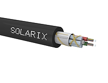 Zewnętrzny kabel ADSS 4KN Solarix 12wł 9/125 PE F<sub>ca</sub> czarny SXKO-ADSS-4KN-12-OS-PE-P - Solarix - Światłowody