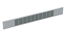 Panel cokołu szafy, długość 1000 mm, z filtrem powietrza, wysokość 100 mm, kolor RAL7035 - Solarix - Akcesoria