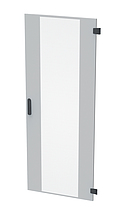 Drzwi metalowe do LC-50, 42U, szerokość 800 mm, perforowane, kolor RAL 7035, zamek 3-punktowy - Solarix - Akcesoria