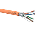 Kabel instalacyjny Solarix CAT6A STP LSOH B2<sub>ca</sub>-s1,d1,a1 650 MHz szpula 500m SXKD-6A-STP-LSOH-B2ca - Solarix - Kable instalacyjne