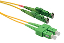 Patchcord światłowodowy 9/125 E2000apc/SCapc SM OS 2m duplex SXPC-E2000/SC-APC-OS-2M-D - Solarix - Patchcordy