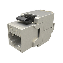 Samozaciskowy keystone Solarix CAT5E STP RJ45 SXKJ-5E-STP-BK-SA - Solarix - Keystony