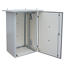 Szafka termo izolowana LC-07, 15U 700 x 400, RAL 7035 wentylator w prawej ściance LlC-07-15U-74-25002-0P-G - Solarix - Zewnetrzna IP55 z izolacją
