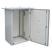 Szafka termo izolowana LC-07, 15U 700 x 400, RAL 7035 wentylator w prawej ściance LlC-07-15U-74-25002-0P-G - Solarix - Zewnetrzna IP55 z izolacją