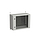 Product Naścienna szafa zewnętrzna LC-20 9U 600x300 drzwi szklane 2x1 - punktowy zamek LC-20-9U-63-11-G - Solarix - Zewnetrzne z wyższym IP